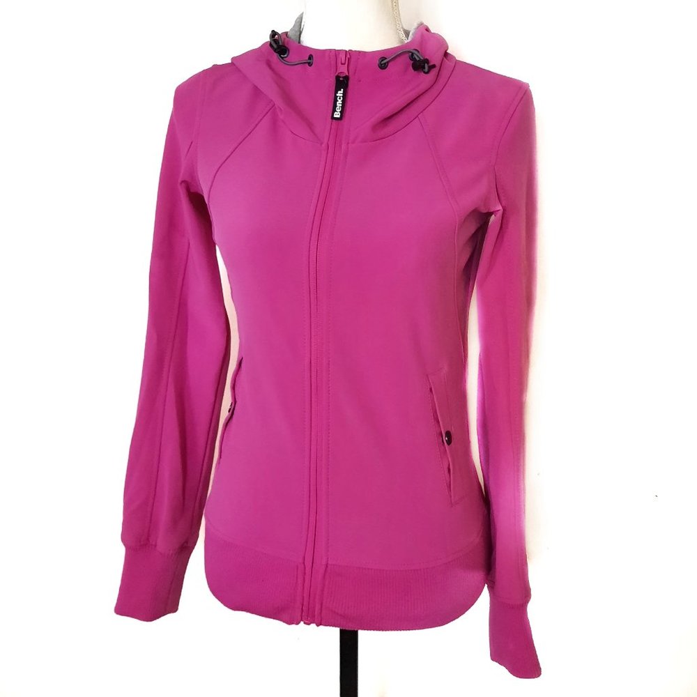 Bench 'Retrocag II' Hooded Pink Rain Jacket
